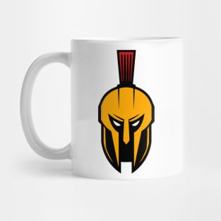 Spartan Warrior Face Logo Mug